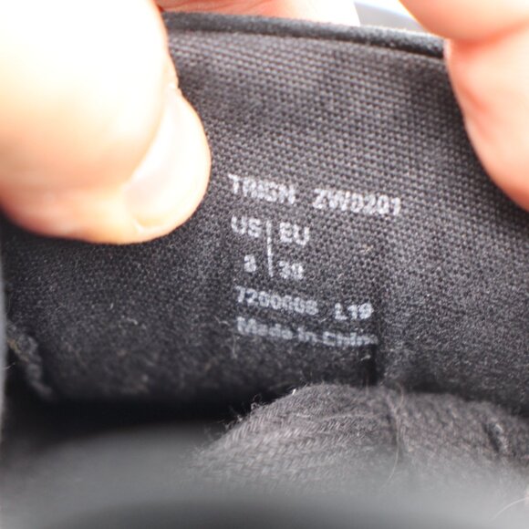 All Saints Trish Low Top Women's Size EU 39 US 8 Platform Suede Leather Sneaker - Picture 3 of 9